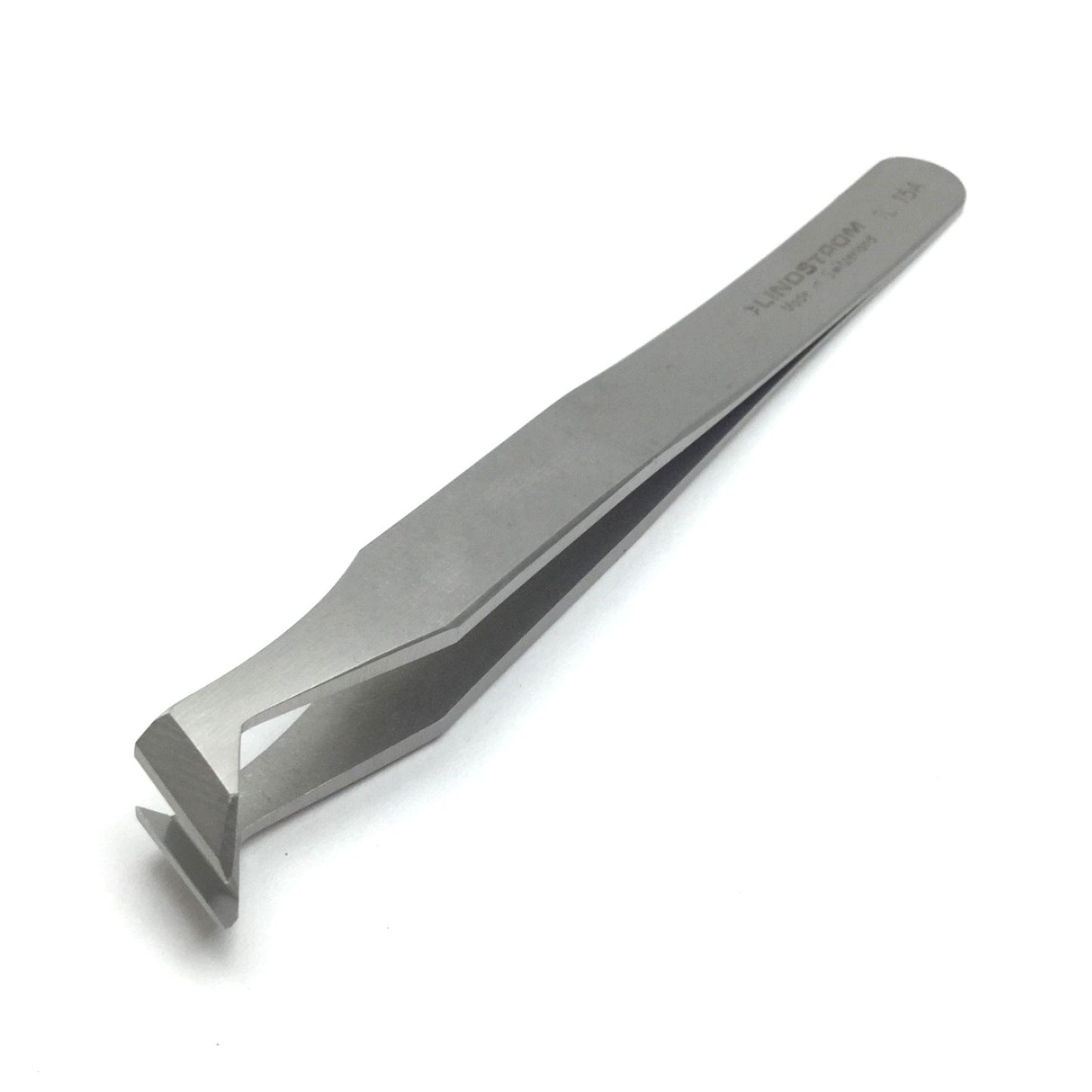 Used Lindstrom TL 15A High Precision Tweezers ESD-Safe 12mm Tapered Cutting Tip, 4.5"