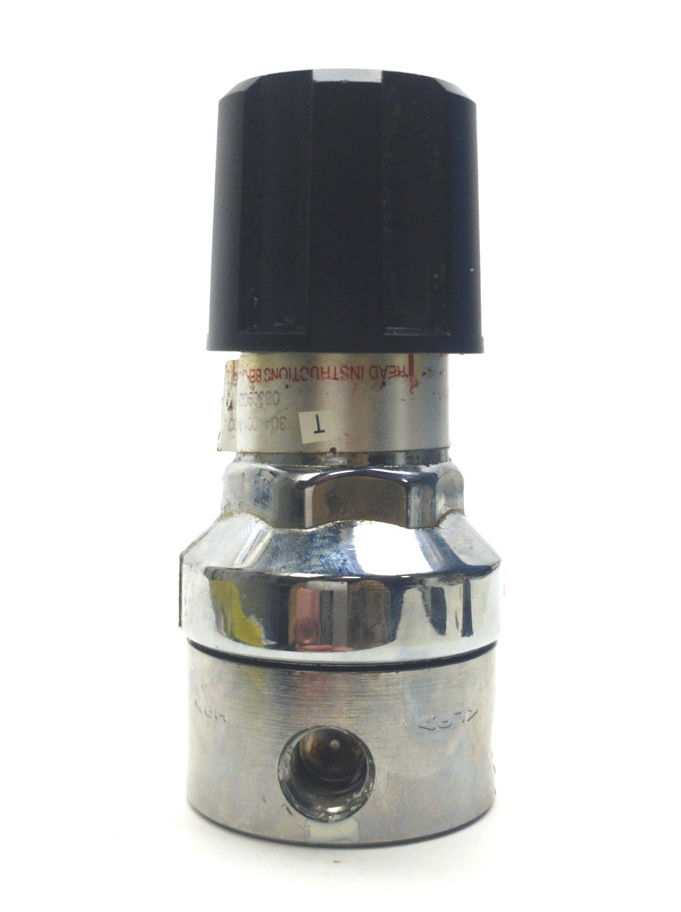 Used Concoa 3044001-84-000 304 Series Gas Regulator Valve, 0-250PSI, 1/4"NPT, 316L SS