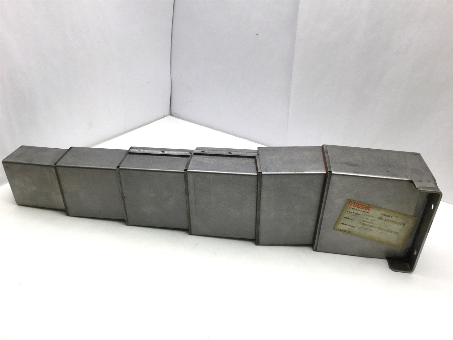 New Mazak Hennig Z33MGC0011 Telescoping Way Cover L: 6.25"-25.25" W:5.5" H: 4" Steel