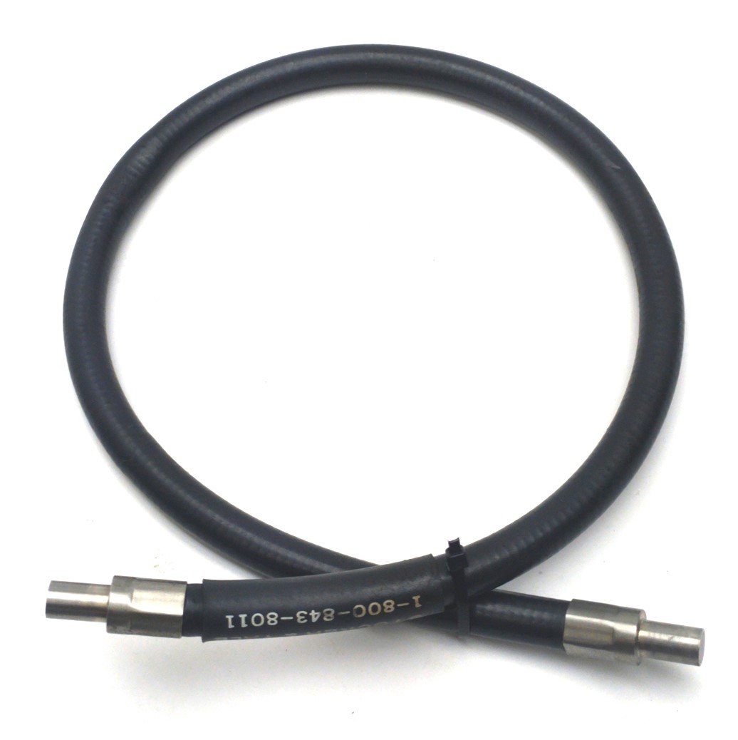 Used Stocker & Yale Fiber Optic Cable, 2' Long, ø5/16" Input/Output, 1/4" Bundle