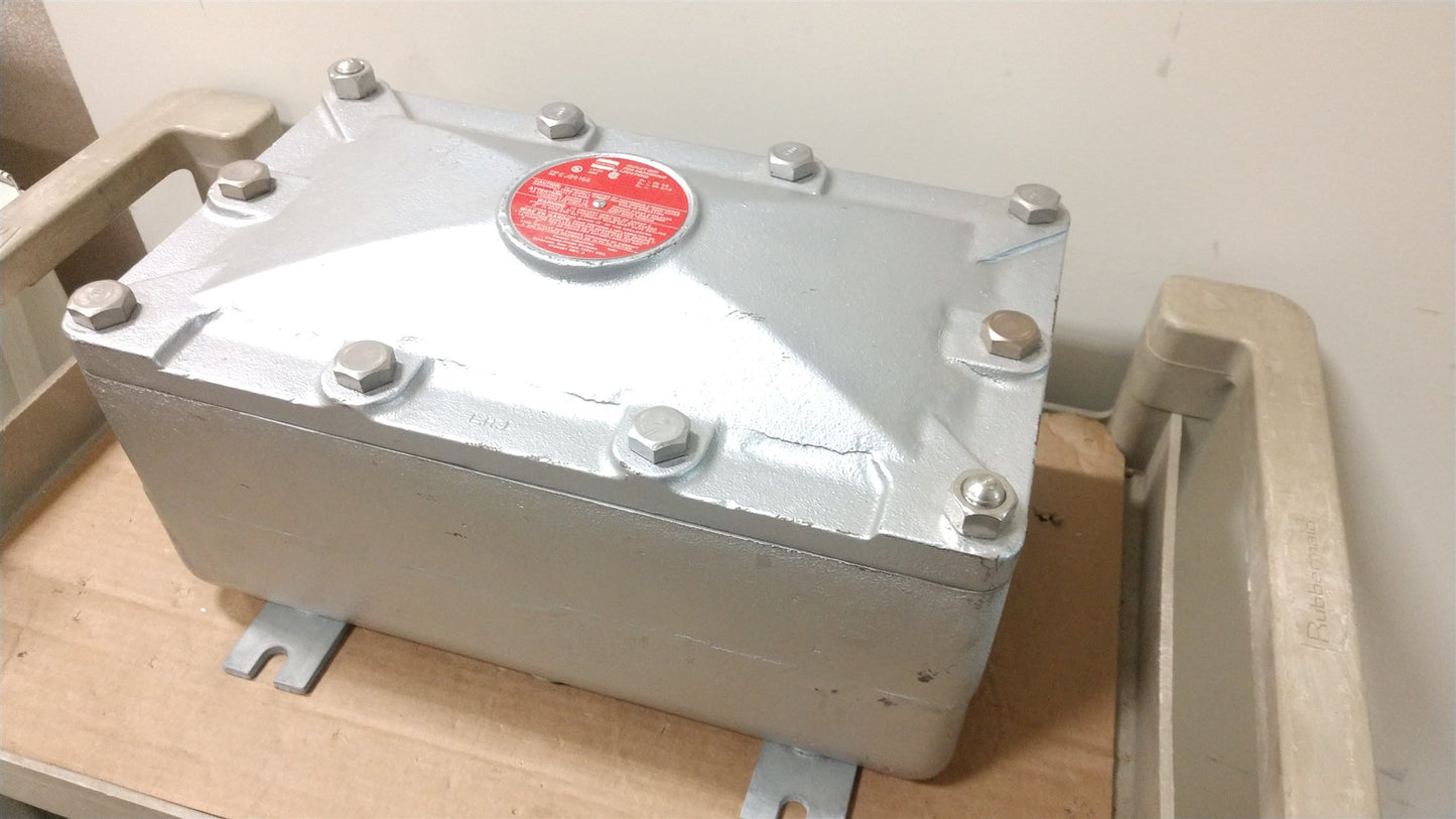 Used Crouse-Hindes EJB9166 Cast Iron Junction Box for Hazardous Locations 9 x 16 x 6