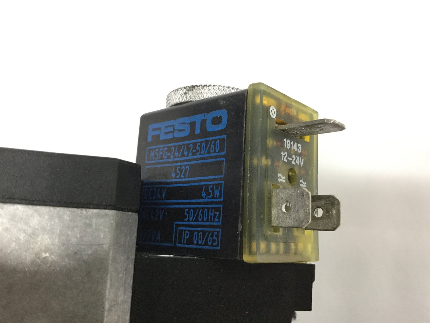 Used Festo JMFH-5/2-D-3-S-C Bistable Solenoid Directional Control Valve, 24VDC Coils