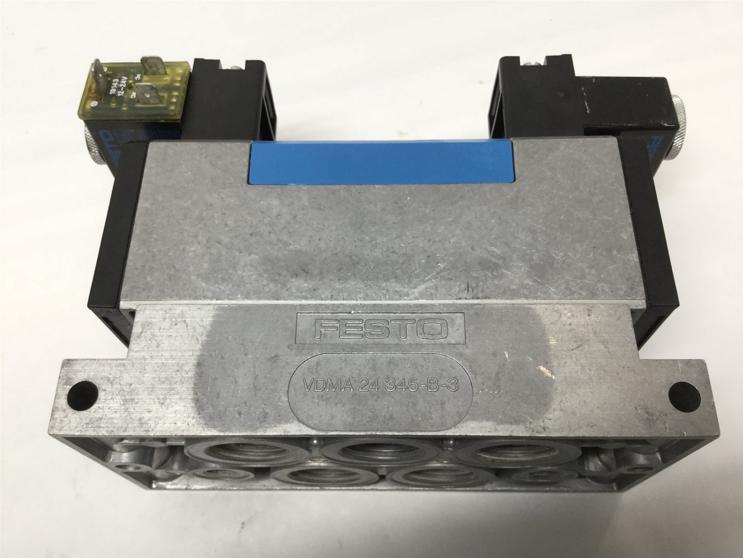 Used Festo JMFH-5/2-D-3-S-C Bistable Solenoid Directional Control Valve, 24VDC Coils