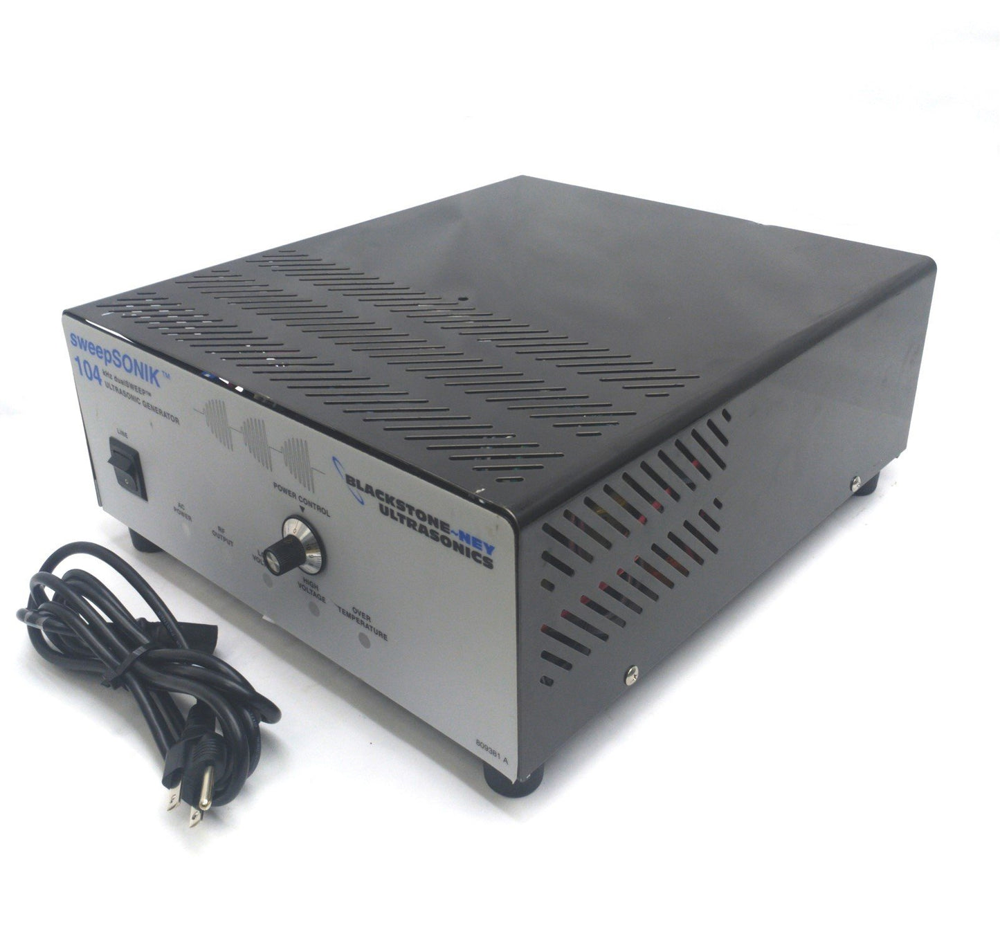 Used Blackstone-Ney 104-S2DG-12T-240V-A dualSWEEP Ultrasonic Generator 104kHz 240VAC