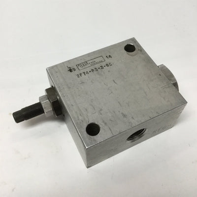 Used Comatrol 2F74-P3-3-8S Cartridge Valve Pressure Compensated Fluid Control 3/8"NPT