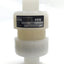 Used Asahi 08B00266F Ball Check Valve, 150PS,I 1" Maxi Sanitary Clamp, PVDF, FKM Seal