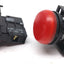 Used Lot of 2 Moeller M22-LED Indicator Lights, 22mm, 12-30VAC, 5-14mA, Red