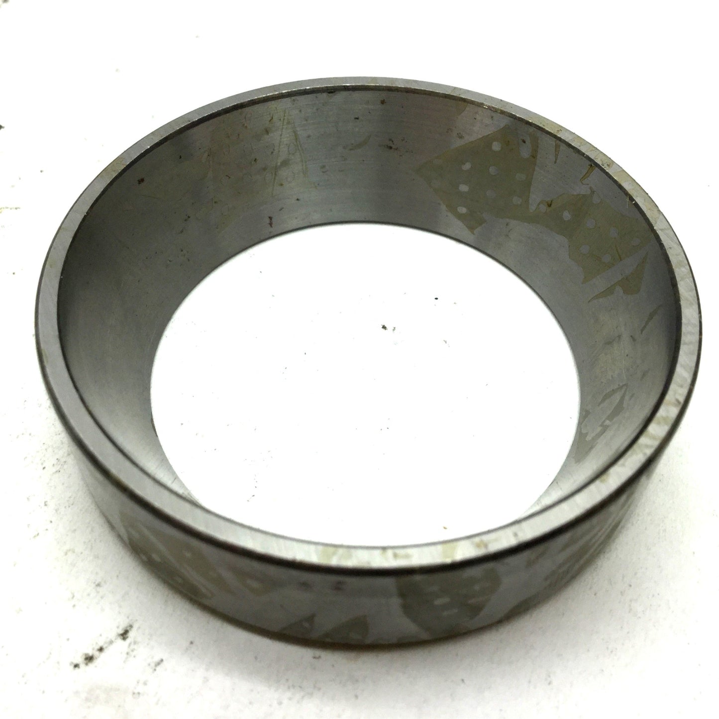 New Lot of 2 Hyster 192235 Cone Bearing Cup KM8451C Steel, OD: 2.25" ID: 1.67"