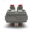 Used SMC KDM20 One-Touch Rectangular Multi-Connector 14x 5/32" 3x 1/4" 3x 5/32 1/4"