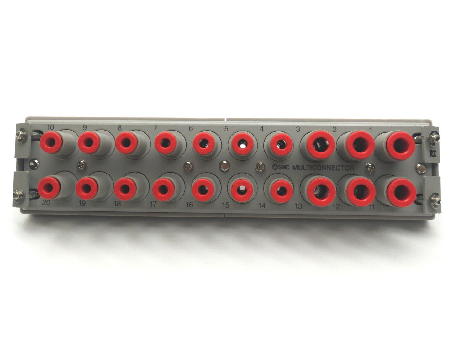 Used SMC KDM20 One-Touch Rectangular Multi-Connector 14x 5/32" 3x 1/4" 3x 5/32 1/4"