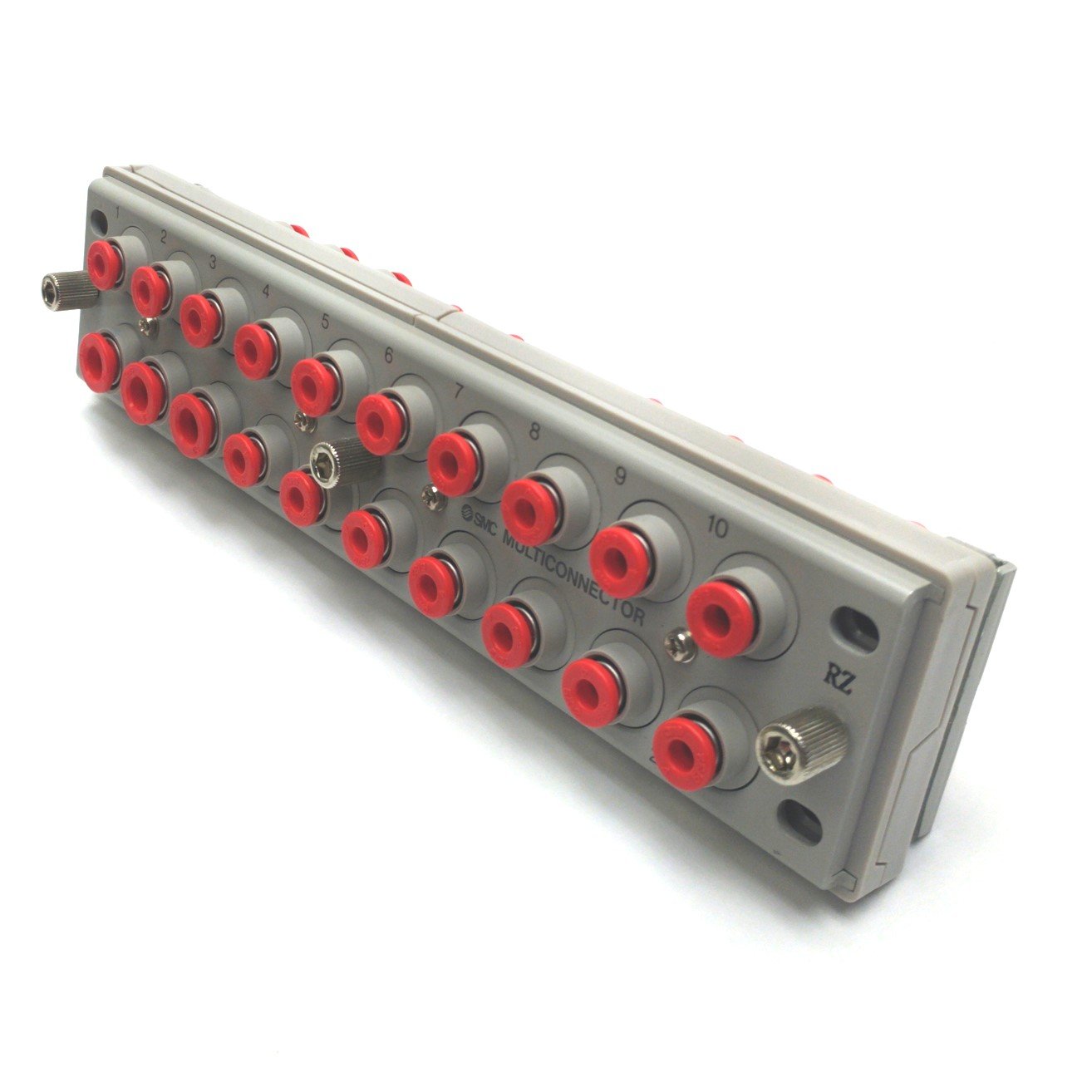 Used SMC KDM20 One-Touch Rectangular Multi-Connector 14x 5/32" 3x 1/4" 3x 5/32 1/4"
