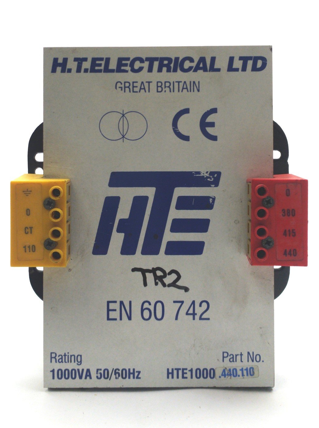 Used HTE LTD HTE1000.440.110 Step Down Transformer Pri: 380/415/440VAC Sec: 110VAC