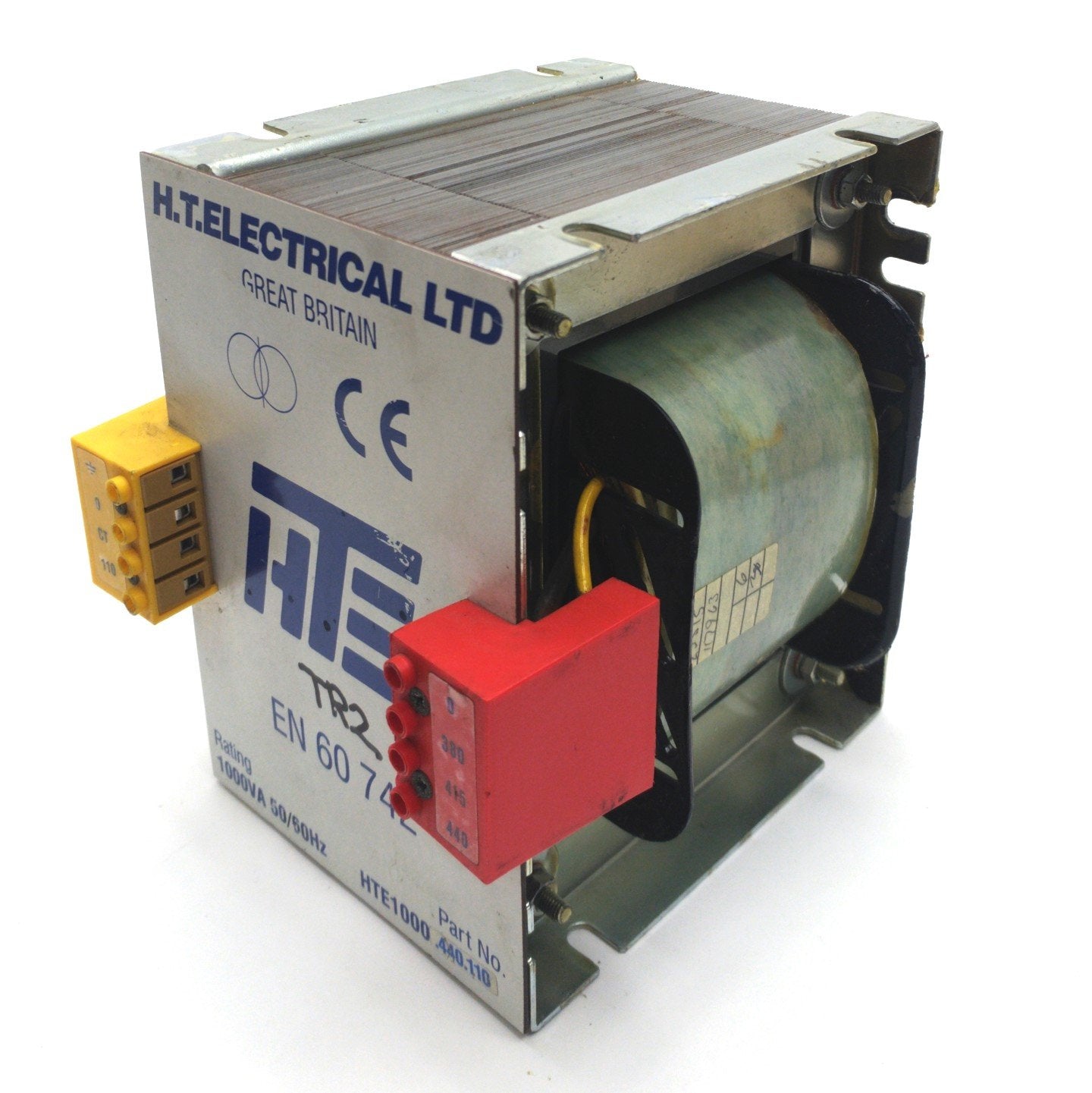 Used HTE LTD HTE1000.440.110 Step Down Transformer Pri: 380/415/440VAC Sec: 110VAC