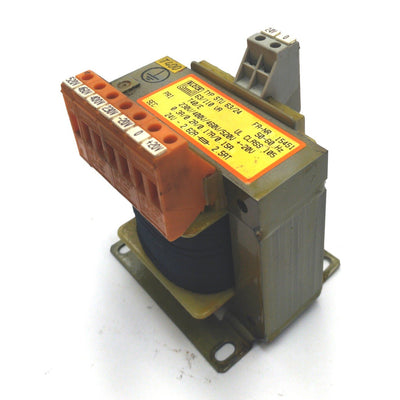 Used Block STU 63/24 Transformer, 1 Phase, 50/60Hz, Pri: 210-540VAC Sec: 24VAC 63VA