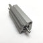 Used SMC NCDQ2WB12-35-D Double Rod Cylinder, Bore: 12mm, Stroke: 35mm, M5x0.8 10-32
