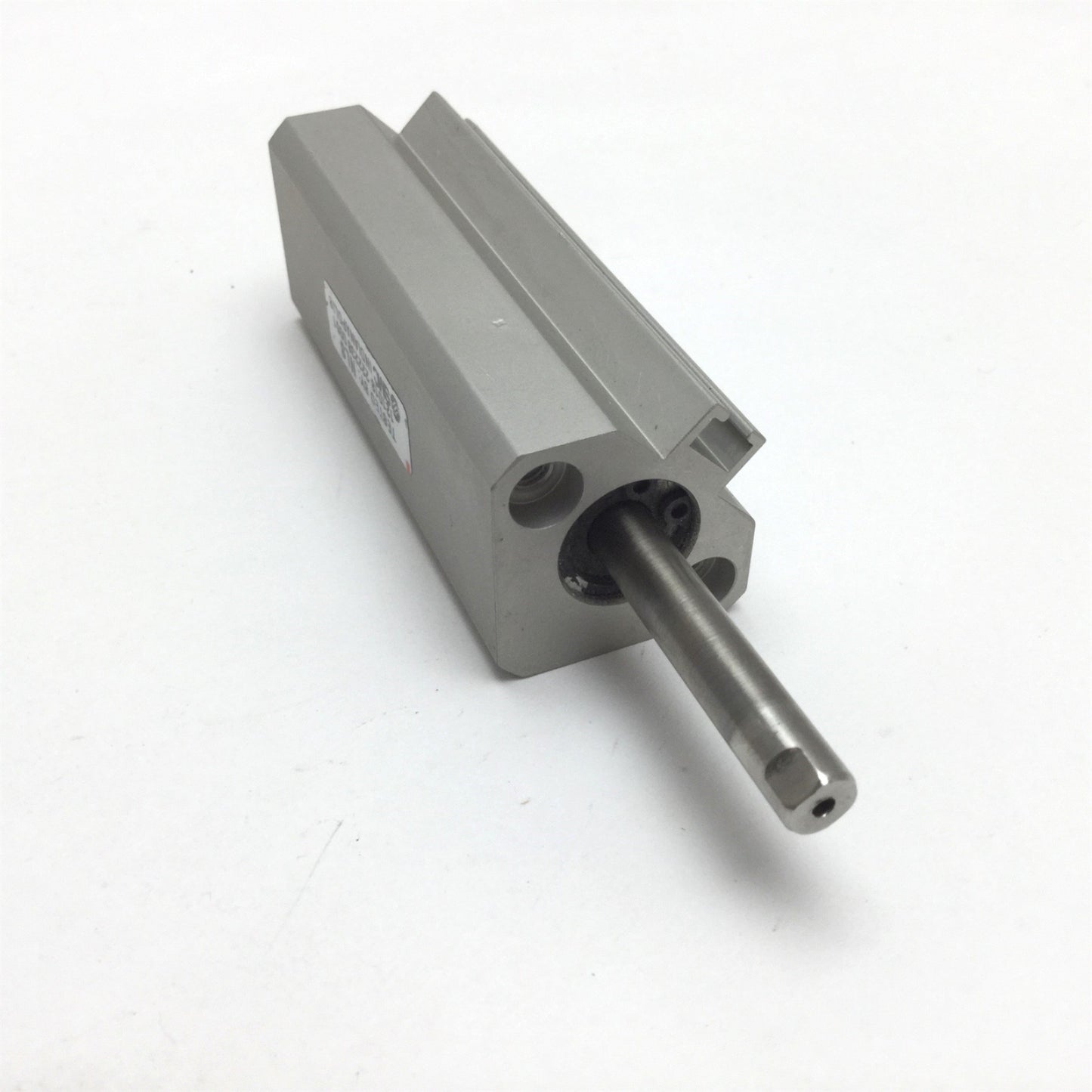 Used SMC NCDQ2WB12-35-D Double Rod Cylinder, Bore: 12mm, Stroke: 35mm, M5x0.8 10-32