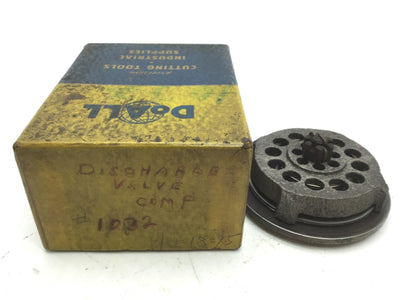 Used DoALL 1032 Discharge Valve, Outer Diameter: 2.93", Height: 1.38"