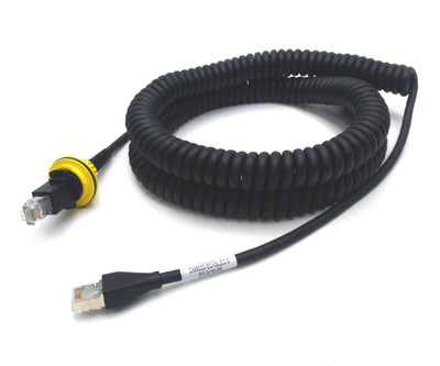 Used Cognex DM8000-ECABLEC-5 DataMan Barcode Scanner Cable, Ethernet RJ45, 5M Long
