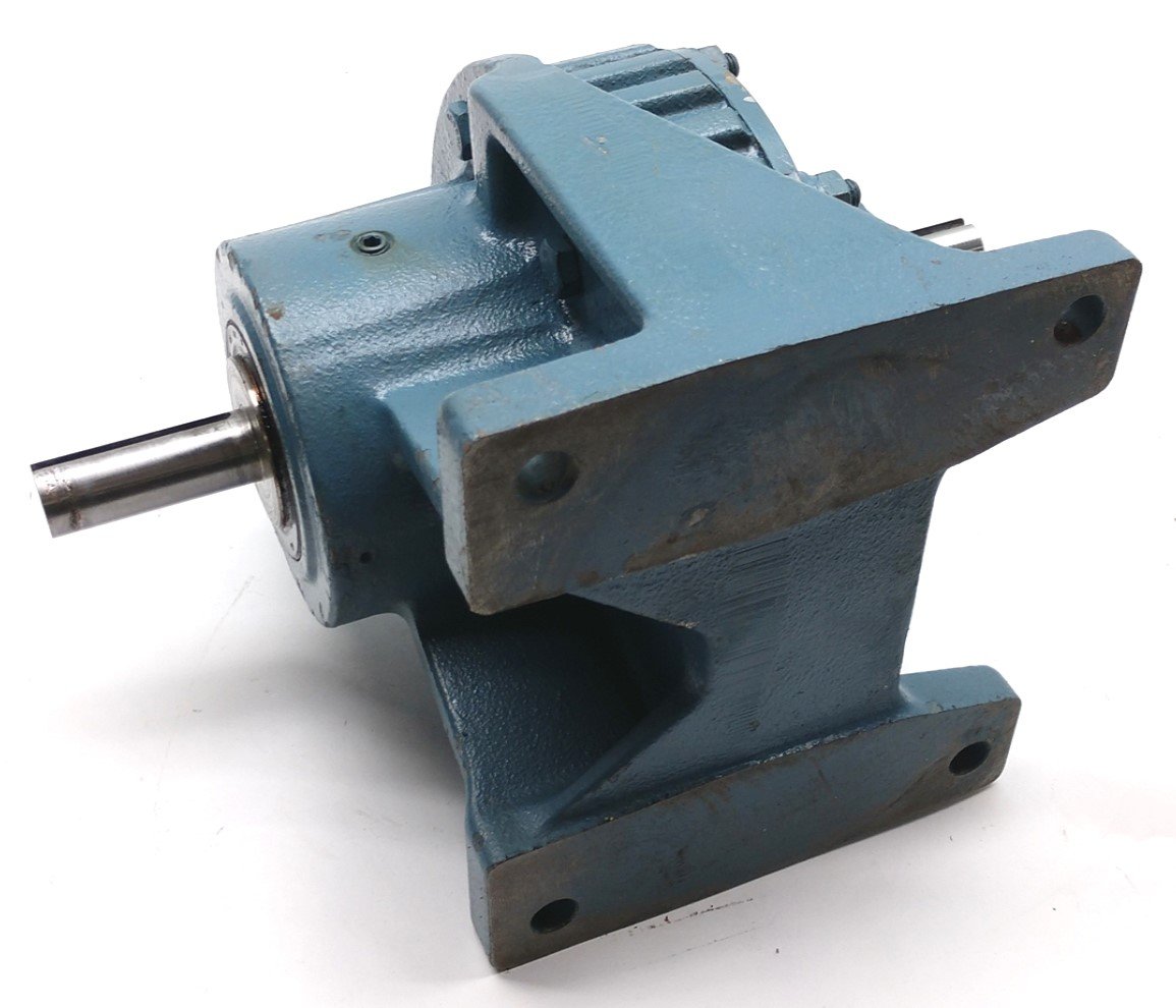 Used Shimpo 201-47SHFTBHAMP Speed Reducer, Ratio: 47:1, 600LB-IN, 0.57HP @1750RPM