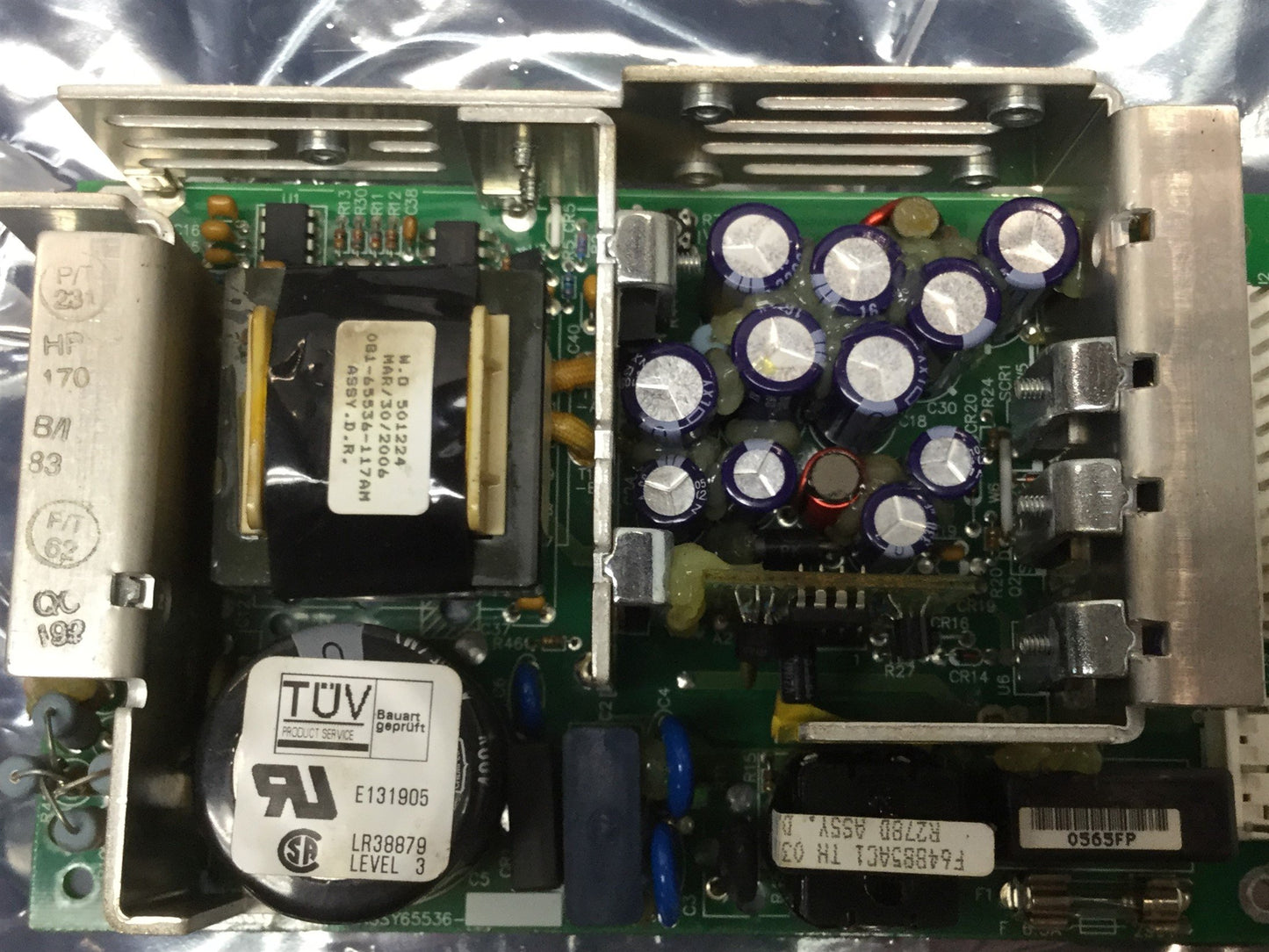 Used Bel MAP140-3000P Power Supply, Triple Output, 100-240VAC In, +5.1/+12/-12VDC Out