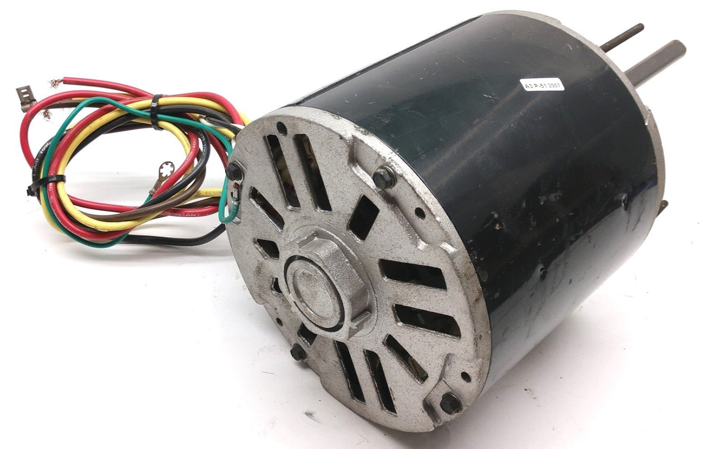 Used A.O. Smith F48U69A01 Electric Motor, 1/2HP, RPM: 1625/2 SPD, 50/60Hz, 1PH, 460V