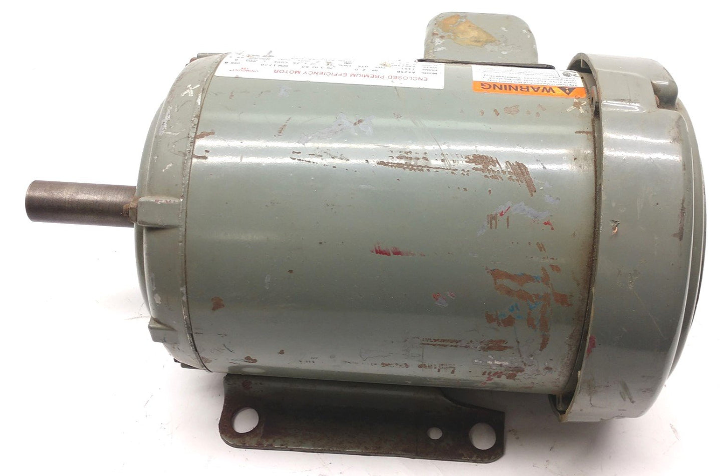 Used US Electrical Motors A425B Enclosed Premium Efficiency Motor FR-145T 230/460V