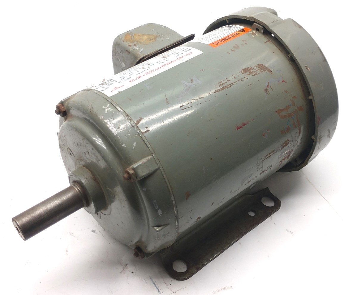 Used US Electrical Motors A425B Enclosed Premium Efficiency Motor FR-145T 230/460V