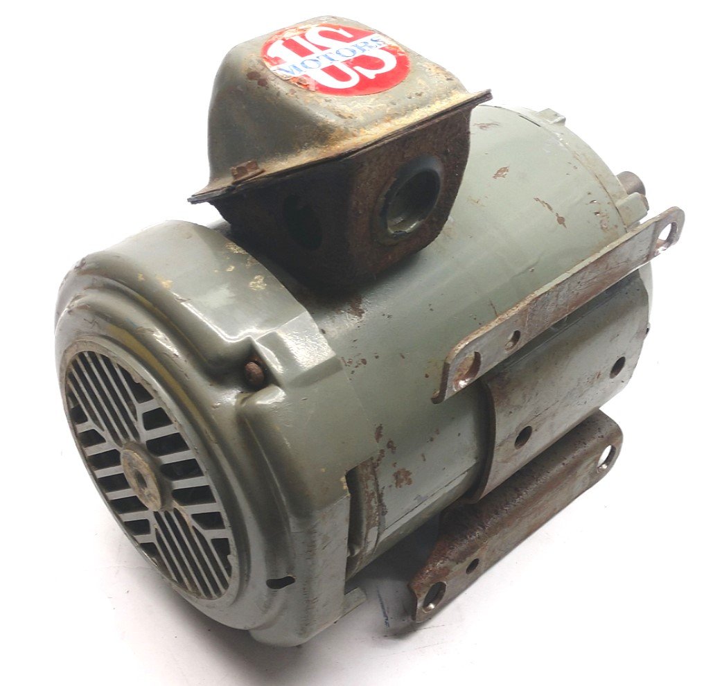 Used US Electrical Motors A425B Enclosed Premium Efficiency Motor FR-145T 230/460V