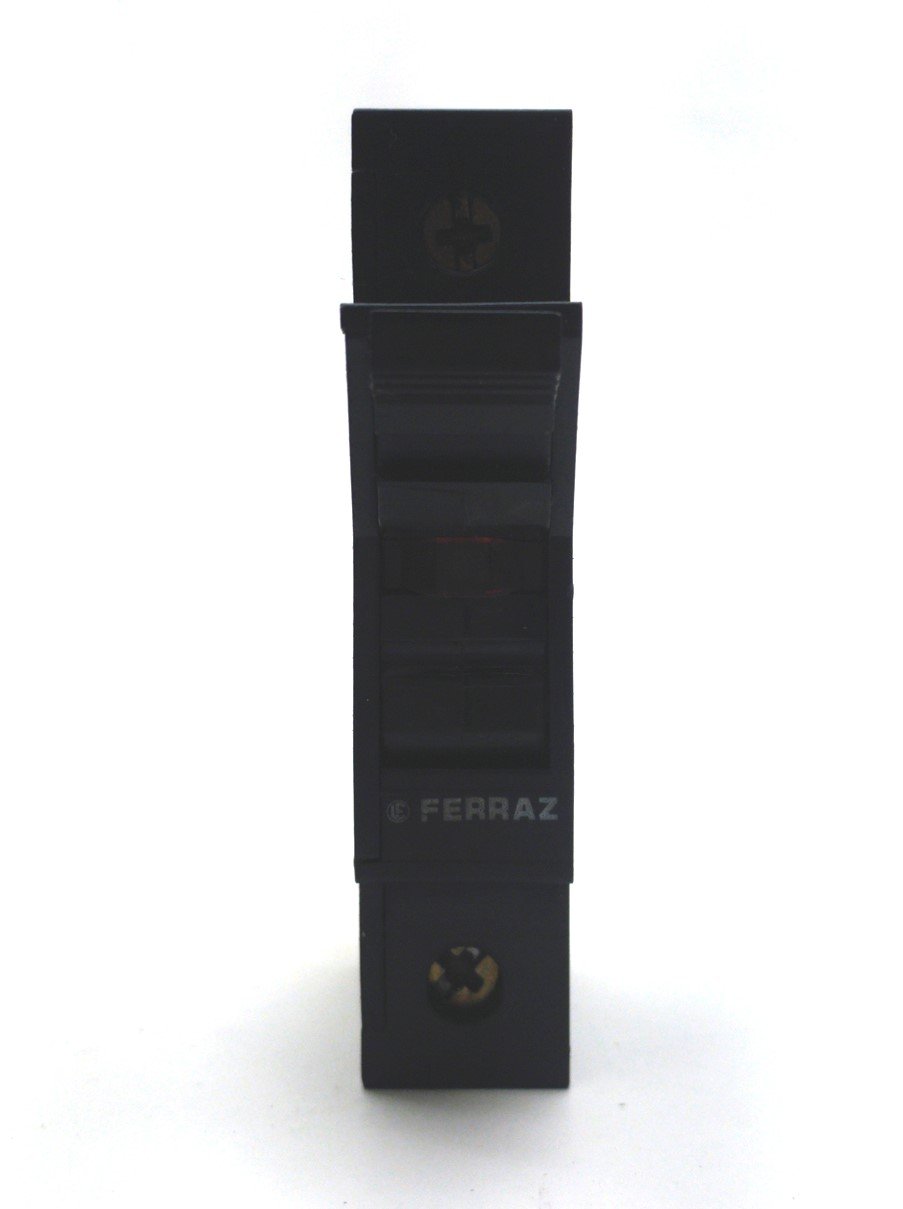 Used Lot of 6 Ferraz Shawmut ST10 M81224 Fuse Holders, 10.3x38mm Fuse, 660V 32A, DIN