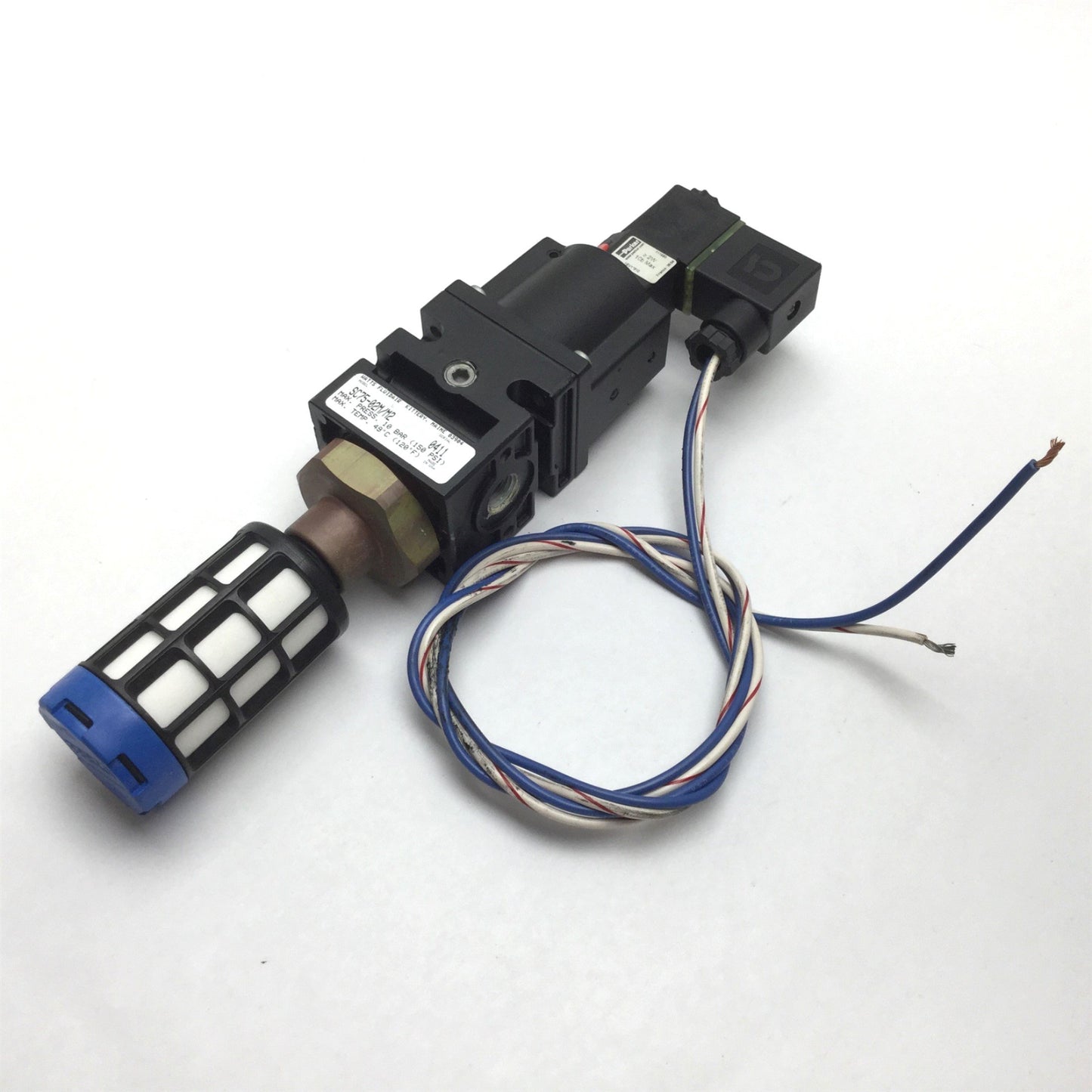 Used Parker Watts Fluidair SC75-02M/M2 Soft Start/Quick Dump, 24VDC/48VAC, 1/4" Ports