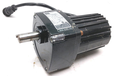Used Bodine 34B4BEBL-E3 Gearmotor 20:1, 130VDC, 90 lb-in, 2A, 3 Phrase, 1/4HP, 125RPM