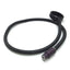 Used Fostec Fiber Optic Light Ring, ID: 50mm Ring, 16mm Input, 33" Length Cracked PVC