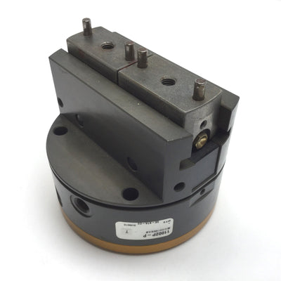 Used Destaco 11002P-P Pneumatic Parallel Gripper, 2-Jaw, Stroke: 20mm, Bore: 76mm