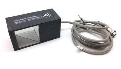 Used Advanced Illumination DL2449-RGB Axial Diffuse Illuminator, 2" x 2", 24V, 110mA