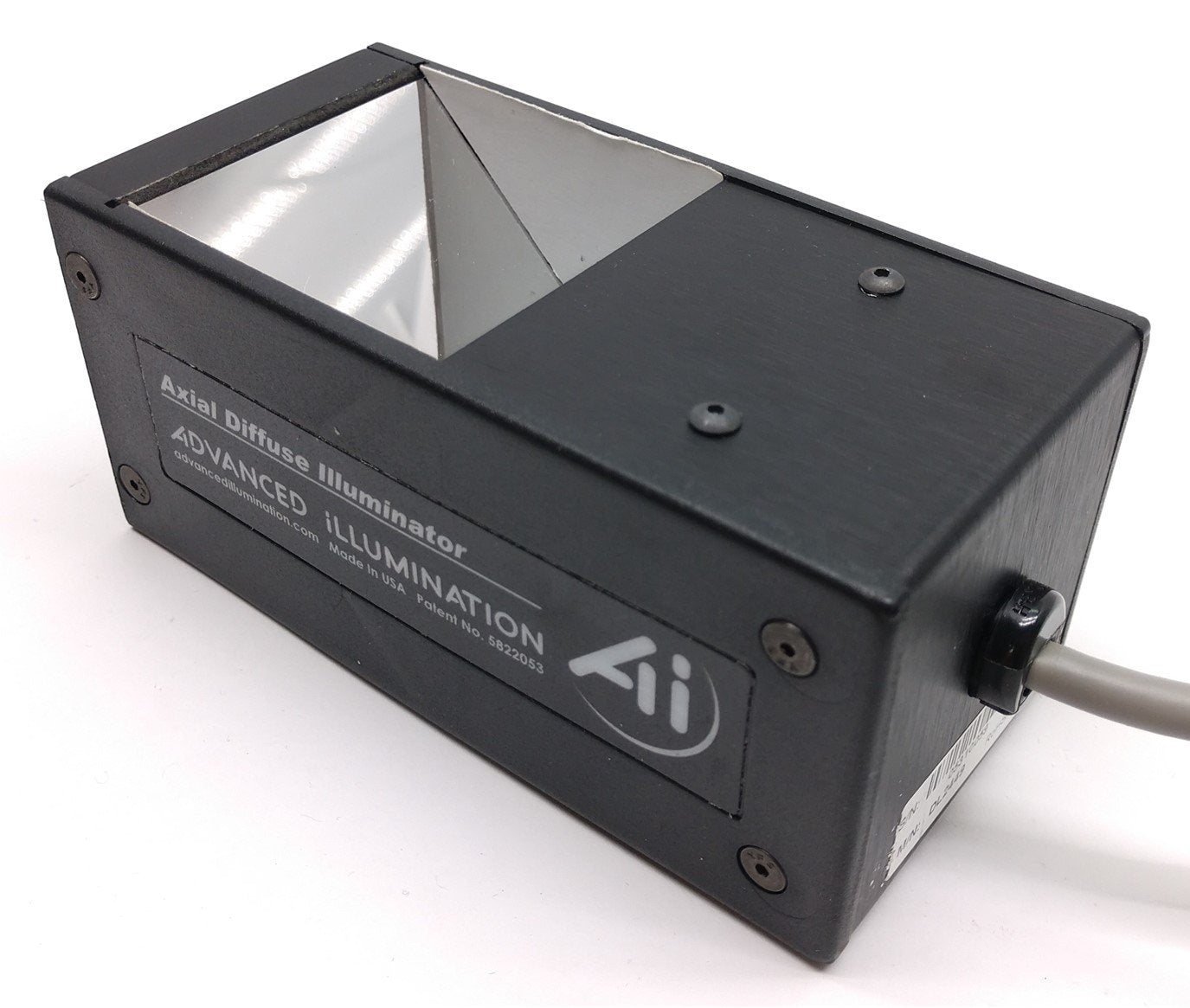 Used Advanced Illumination DL2449-RGB Axial Diffuse Illuminator, 2" x 2", 24V, 110mA
