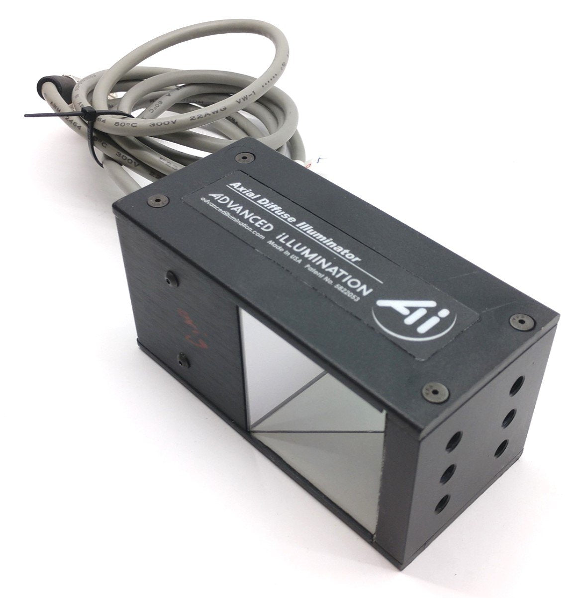 Used Advanced Illumination DL2449-RGB Axial Diffuse Illuminator, 2" x 2", 24V, 110mA