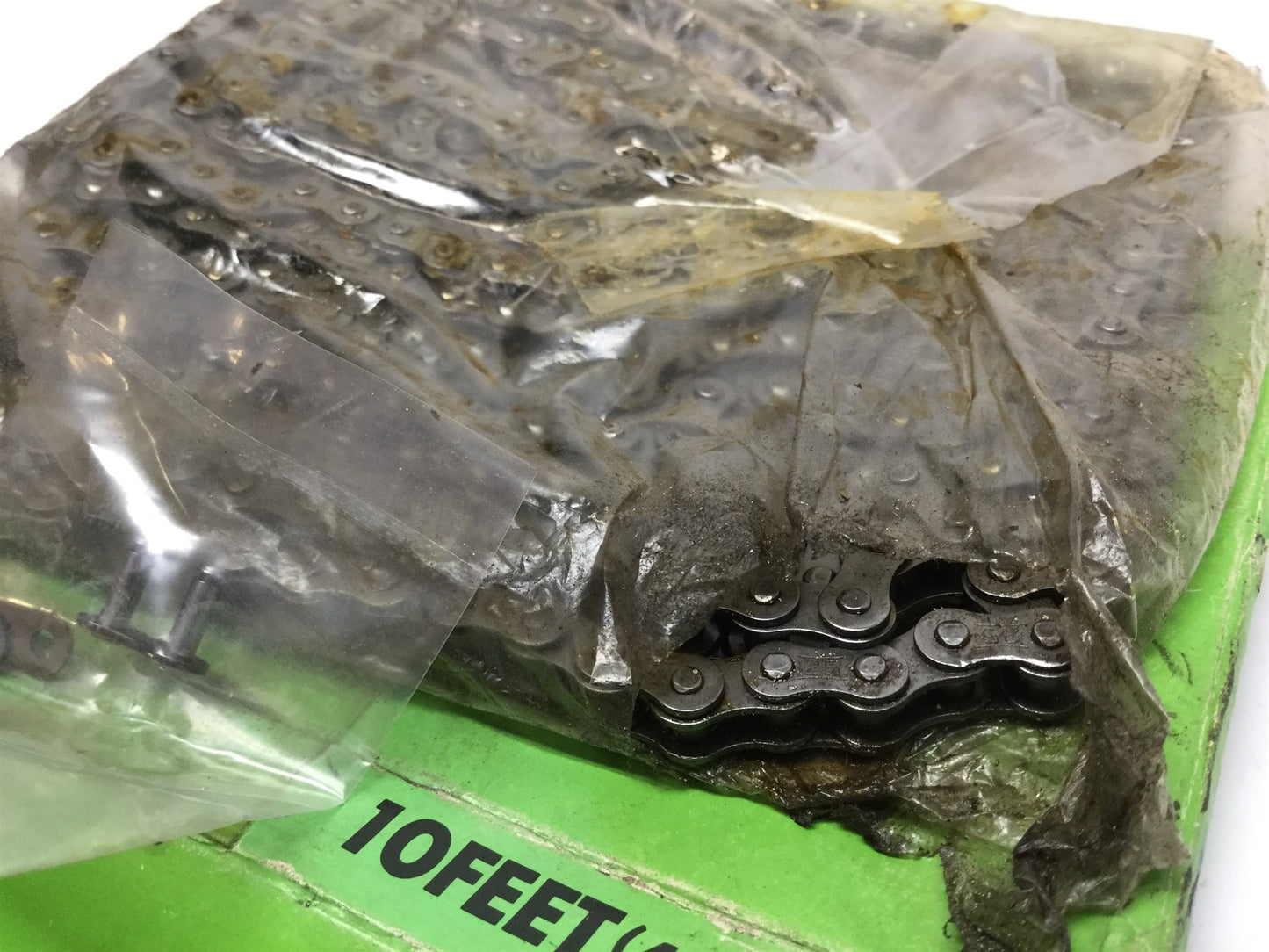 New – Open box Tsubaki RS 25 Roller Chain Single-Strand, 0.64kN Load, 10 Feet Length, 480 Links