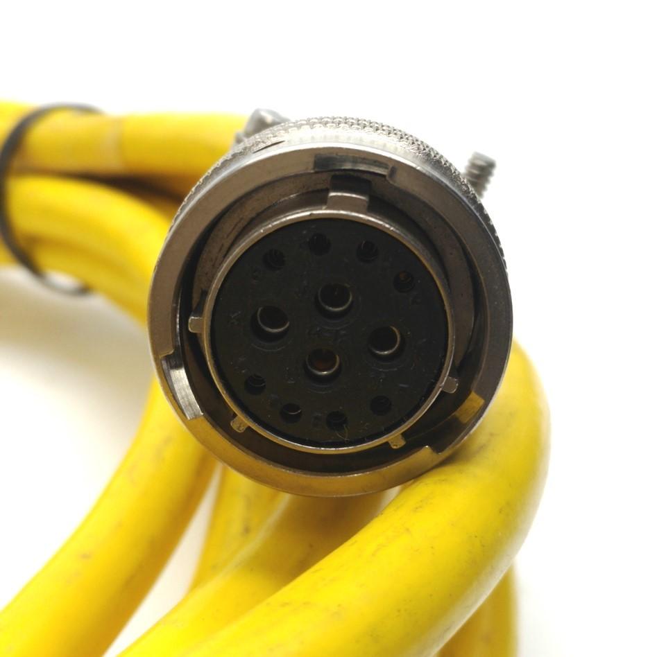 Used Parker 71-015017-25 Motor Power & Hall Effect Cable, MS Round 12-Pin, 15' Long