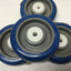 New – Open box Lot of 4 1KB11 Caster Wheels 4" Dia x 1-1/4" W, 3/8" Axle Bore, 275lb Load