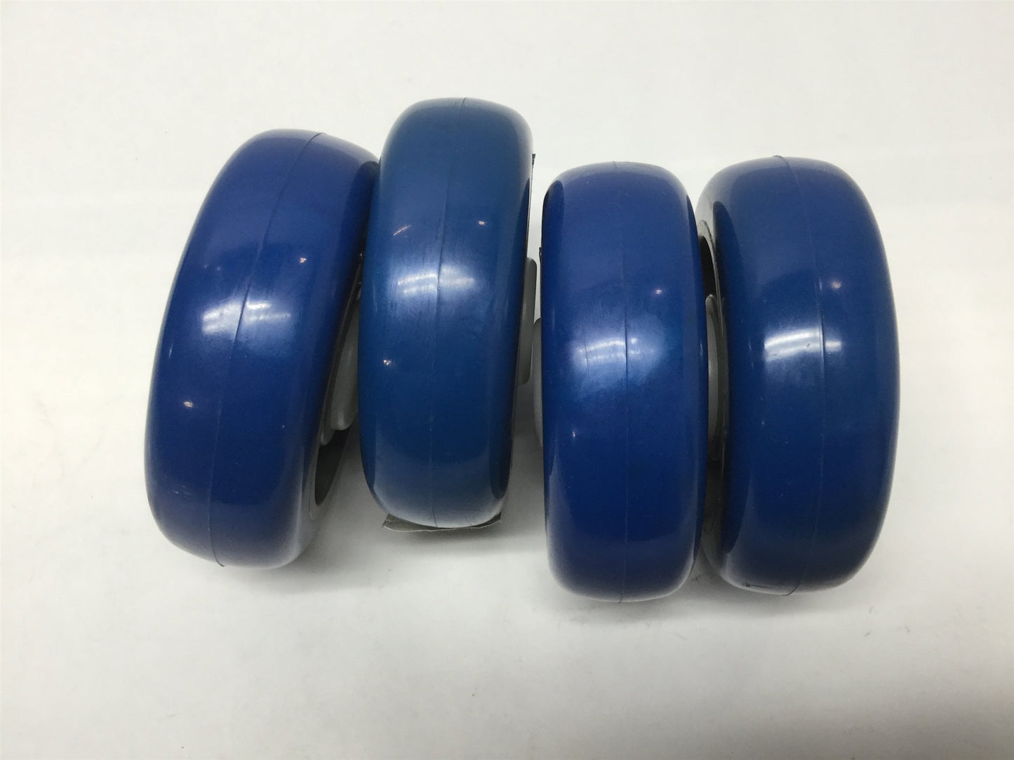 New – Open box Lot of 4 1KB11 Caster Wheels 4" Dia x 1-1/4" W, 3/8" Axle Bore, 275lb Load