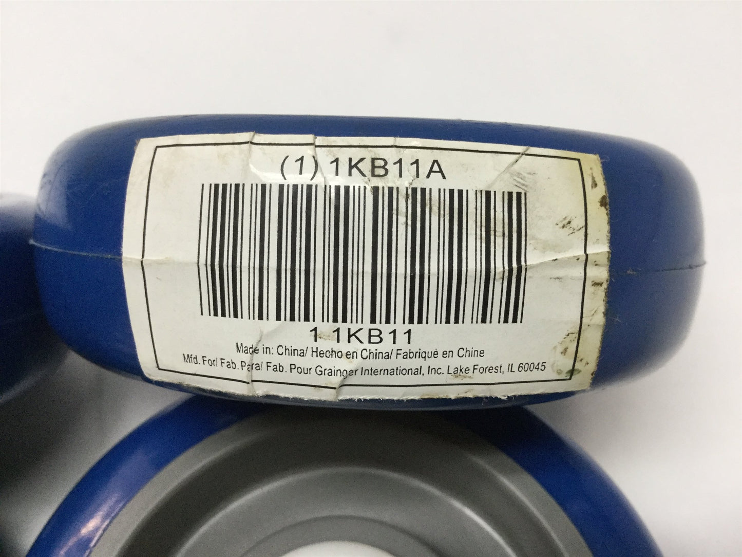 New – Open box Lot of 4 1KB11 Caster Wheels 4" Dia x 1-1/4" W, 3/8" Axle Bore, 275lb Load