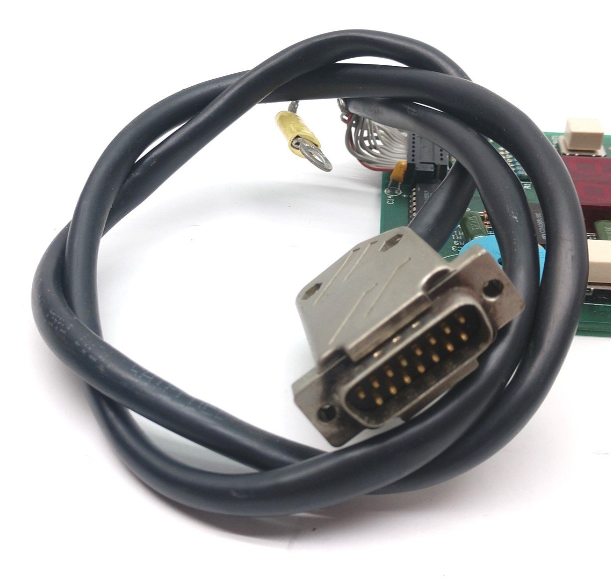 Used Olec 64AI478 Rev A Interface/Display Board, FAB 17AI478 Rev B, 15 PIN Male