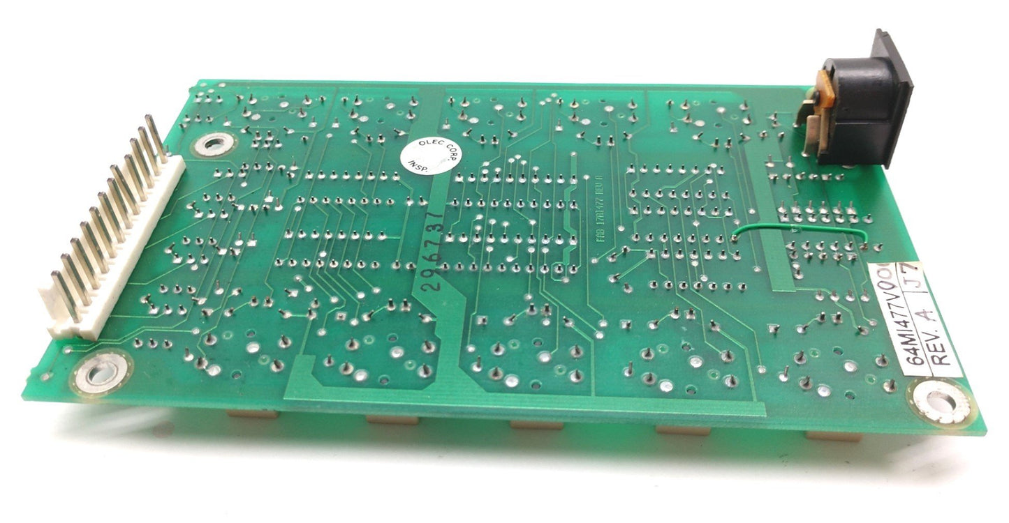 Used Olec 64MI477V00 Rev A Control Board
