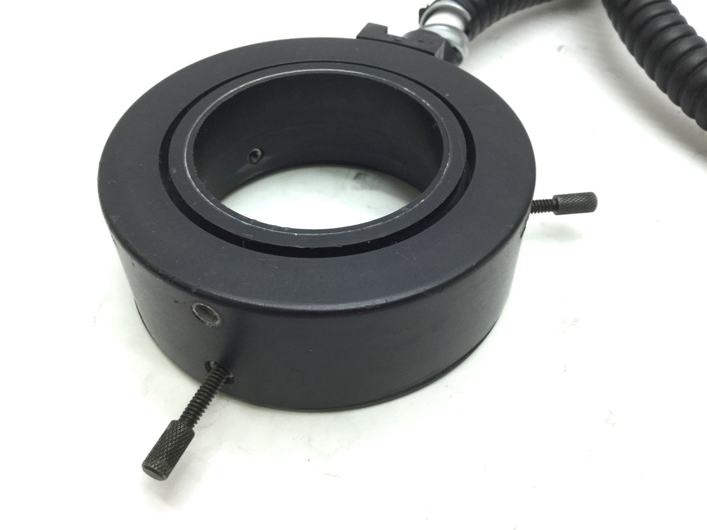 Used Dolan Jenner A3739M Fiber Optic Ring Light Input 15mm Ring 60mm, Damaged Cable