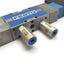 Used Festo MVH-5/3G-1/8-B Solenoid Valve, 3-Position 5-Port, Voltage: 20.4-26.4VDC