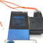 Used Festo MVH-5/3G-1/8-B Solenoid Valve, 3-Position 5-Port, Voltage: 20.4-26.4VDC