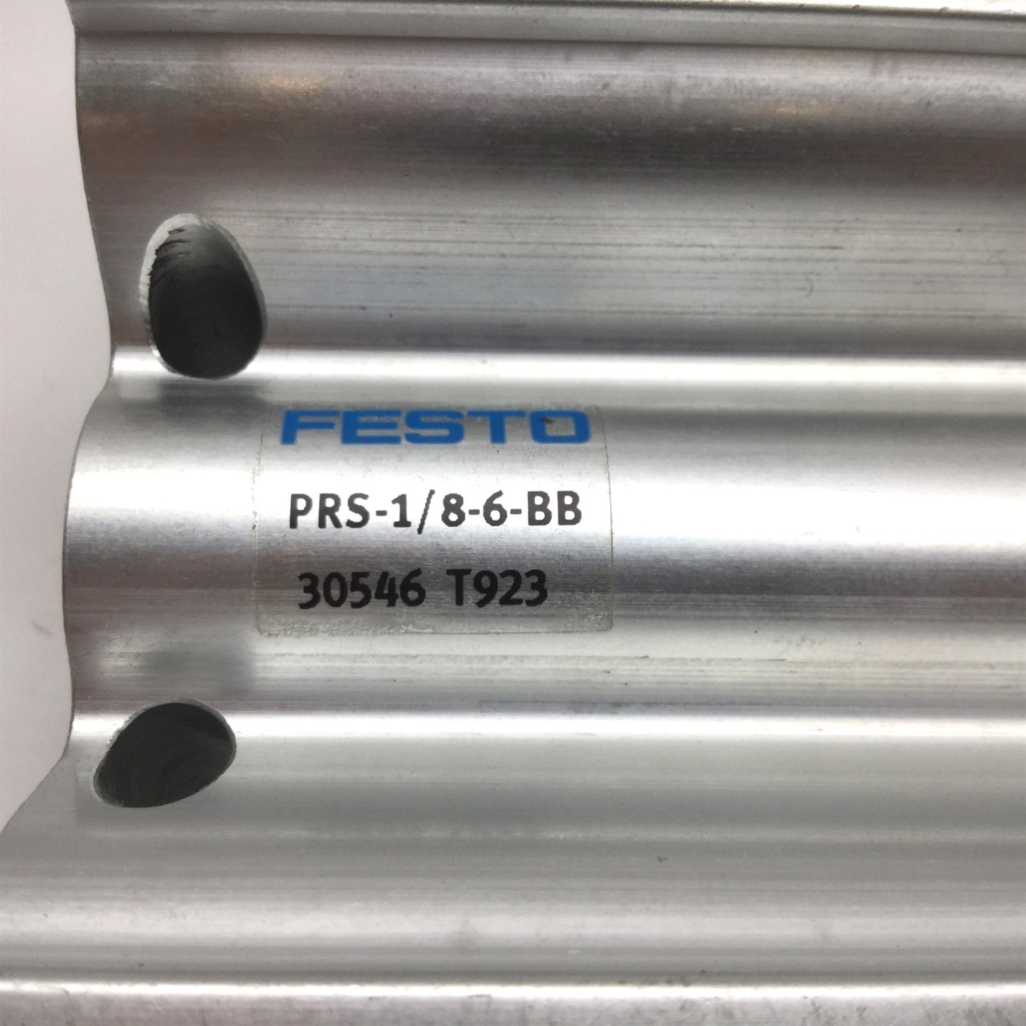 Used Festo PRS-1/8-6-BB Manifold for 6 Valves, Ports: G3/8, Pilot Ports: G1/8