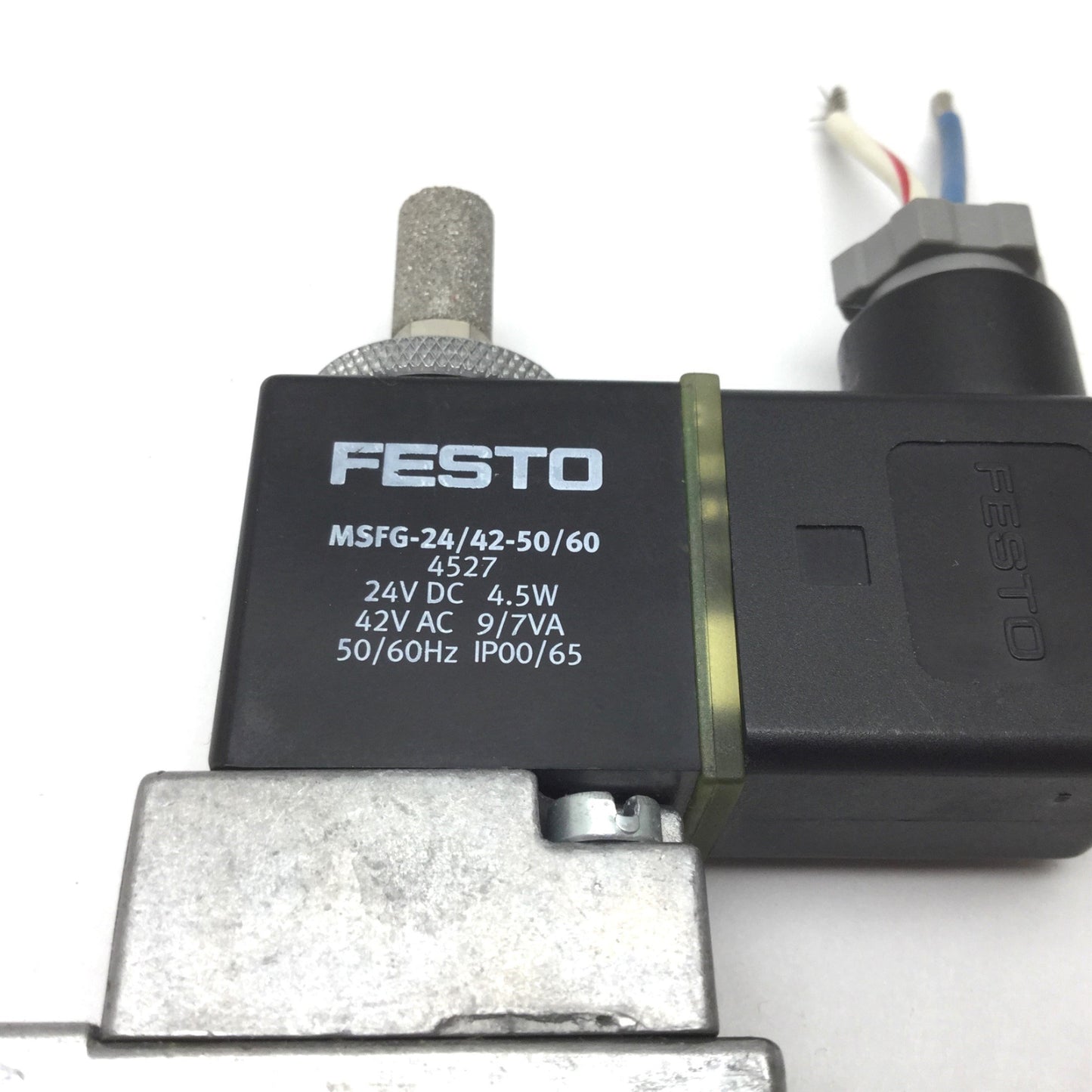 Used Festo MFH-5-1/8-B Solenoid Valve, 2-Position 4-Port, Pressure: 28-145psi