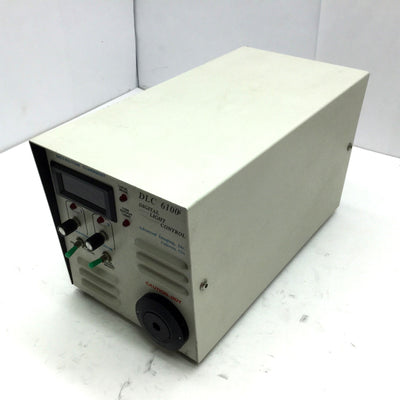 Used Advanced Imaging DLC-6100 Fiber Optic Light Source Current LCD, 8mm Out, 115VAC