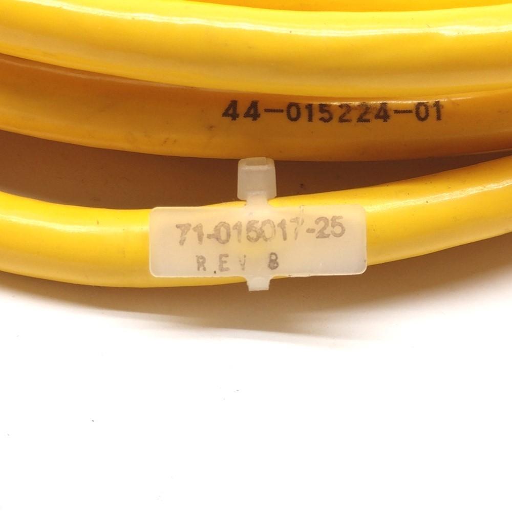 Used Parker 71-015017-25 Motor Power & Hall Effect Cable, MS Round 12-Pin, 18' Long